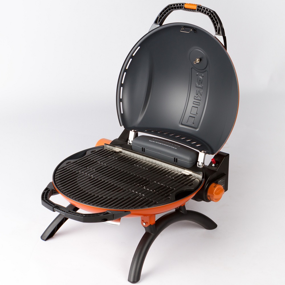 Гриль газовый O-GRILL800T оранжевый + адаптер А