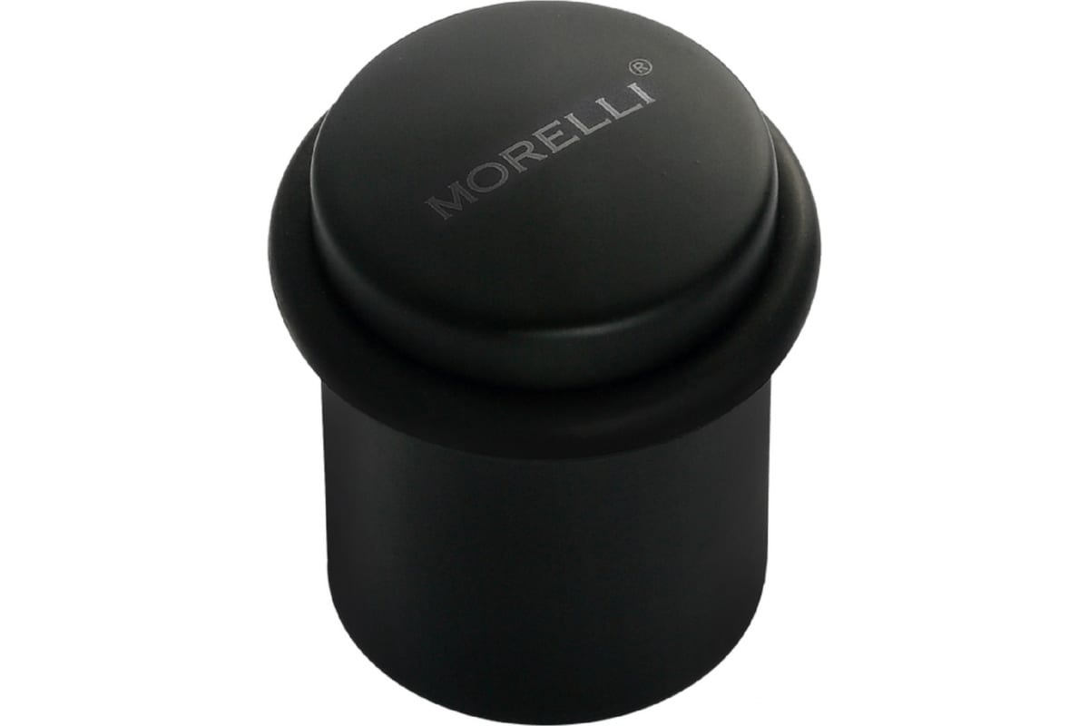 Упор дверной Morelli DS3, BL черный 9012838