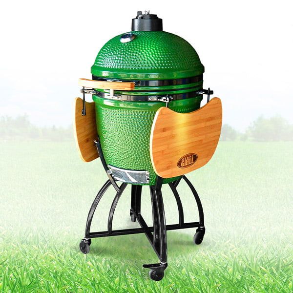 Гриль керамический Start Grill-22H (57 см), зеленый