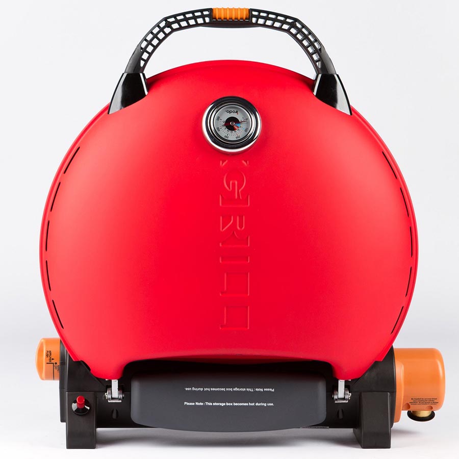 Гриль газовый O-GRILL700T красный + адаптер А