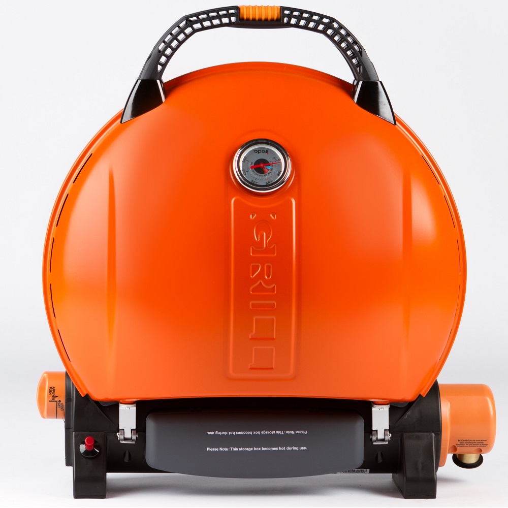 Гриль газовый O-GRILL800T оранжевый + адаптер А