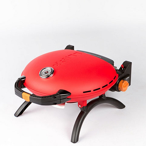 Гриль газовый O-GRILL700T красный + адаптер А